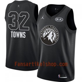 NBA Minnesota Timberwolves Trikot Karl Anthony-Towns 32 2018 All-Star Jordan Brand Schwarz Swingman - Herren